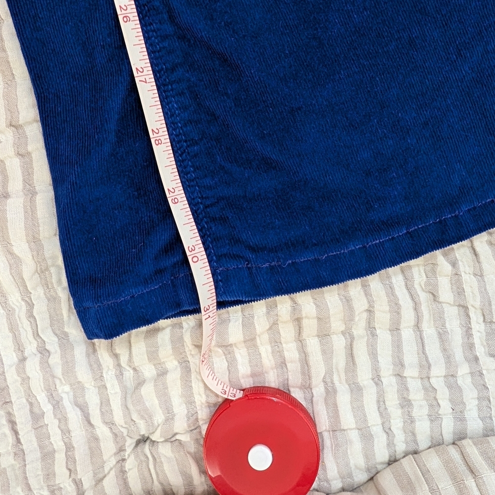 Free People We the Free People Blue Corduroy Flare Pull On - Picture 6 of 7